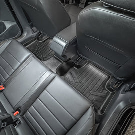 SMARTLINER Custom Fit Floor Mats 2nd Row Liner Black Compatible With 2019-2024 Volkswagen Jetta (SB0429)