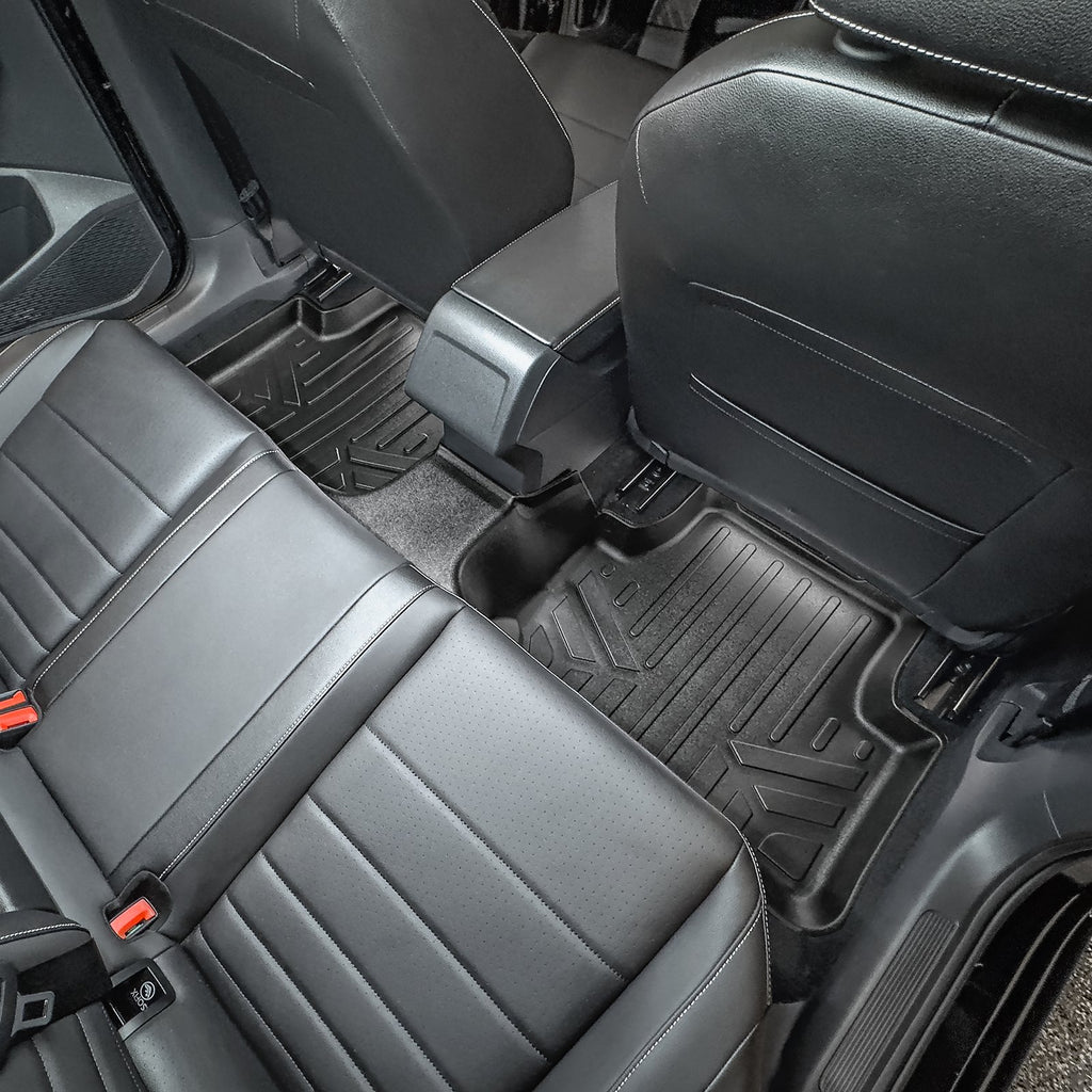 SMARTLINER Custom Fit Floor Mats 2 Row Liner Set Black Compatible With 2019-2024 Volkswagen Jetta (SA0429/B0429)