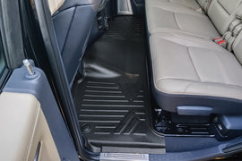 SMARTLINER All Weather Protection Custom Fit Black 2nd Row Liner Compatible With 2019-2023 Ram 2500/3500 Mega Cab with 1st Row Bucket Seats (SB0451)