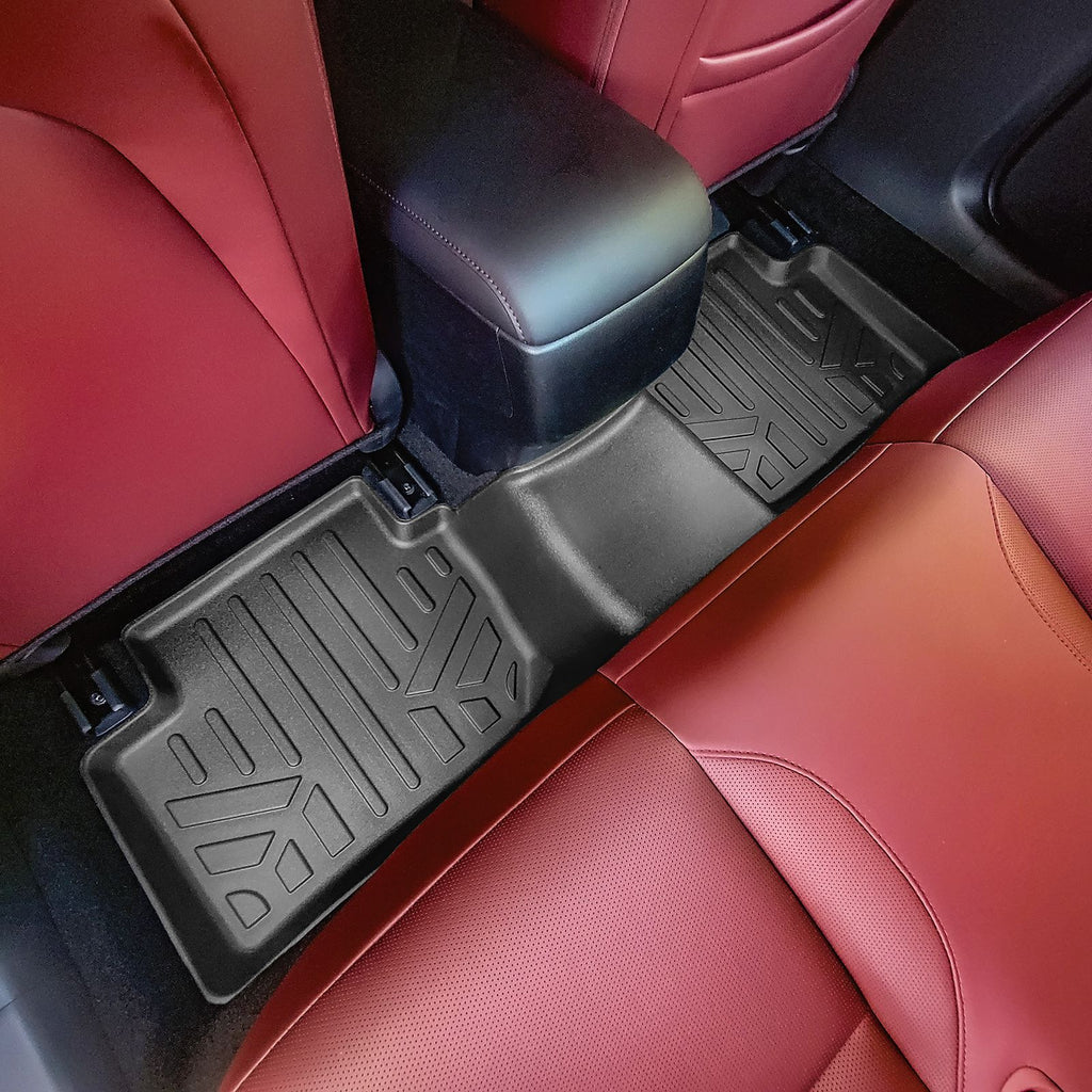 SMARTLINER Custom Fit All Weather 2nd Row Black Floor Mat Liners Compatible With 2019-2023 Mazda 3 (SB0696)