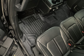 SMARTLINER Floor Mats 2nd Row Liner Black Compatible With 2018-2022 Expedition / Navigator with 2nd Row Bench Seat (SB0351)