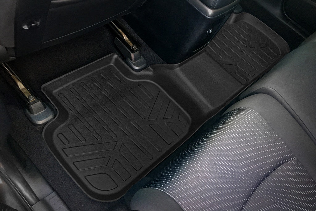 SMARTLINER Custom Fit All Weather Protection Black 2nd Row Liner Compatible With 2010-2020 Dodge Journey (SB0198)