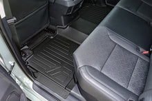 Load image into Gallery viewer, SMARTLINER Custom Fit Black 2 Row Floor Mat Liner Set Compatible With 2022-2023 Toyota Tundra CrewMax Cab with 2nd Row Underseat Storage (SA0593/B0593)