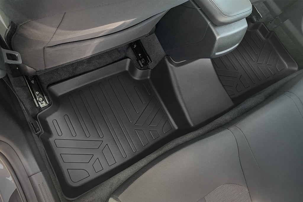 SMARTLINER Custom Fit Floor Mats 2nd Row Liner Black Compatible With 2020-2023 Hyundai Sonata (SB0491)