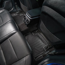 SMARTLINER Custom Fit All Weather 2nd Row Black Floor Mat Liners Compatible With 2018-2023 Kia Stinger (SB0554)