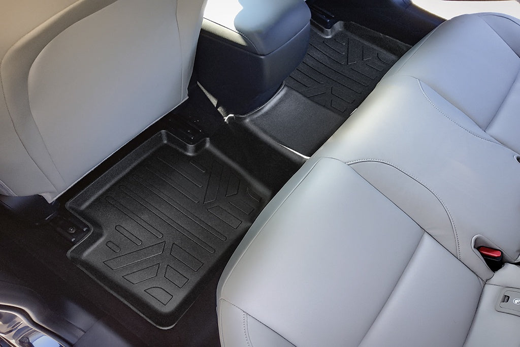 SMARTLINER Custom Fit All Weather 2nd Row Black Floor Mat Liners Compatible With 2019-2023 Mazda 3 (SB0609)