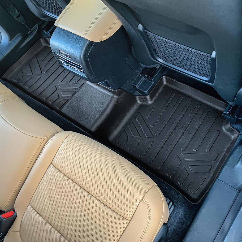 SMARTLINER All Weather Protection Custom Fit Black 2nd Row Floor Mat Liner Set Compatible With 2020-2024 Lincoln Corsair (SB0709)