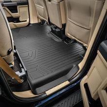 Load image into Gallery viewer, SMARTLINER Custom Fit Floor Mats 2 Row Liner Set Black Compatible With 2015-2025 Ford F-150 SuperCrew Cab with 1st Row Bench Seat (SA0212/B0188)