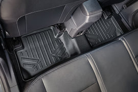 SMARTLINER Custom Fit Floor Mats 2nd Row Liner Black Compatible With 2018-2021 Ford EcoSport (SB0360)
