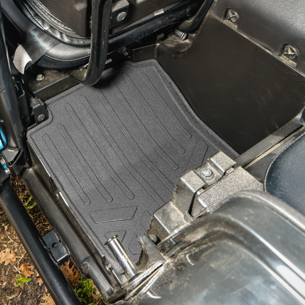 SMARTLINER All Weather Protection Custom Fit 2 Row & Cargo Bed Rugged Rubber Floor Liner Set Compatible With 2020-2023 Yamaha Wolverine RMA X4 (UA0124/UB0124/UK0134)