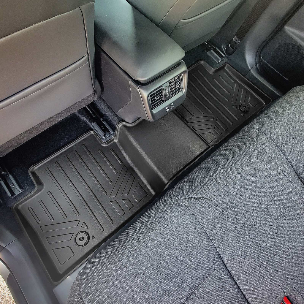 SMARTLINER Custom Fit All Weather Protection Black 2 Row Floor Liners Compatible With 2025-2026 Toyota Crown Signia (SA0694/B0694-N1)