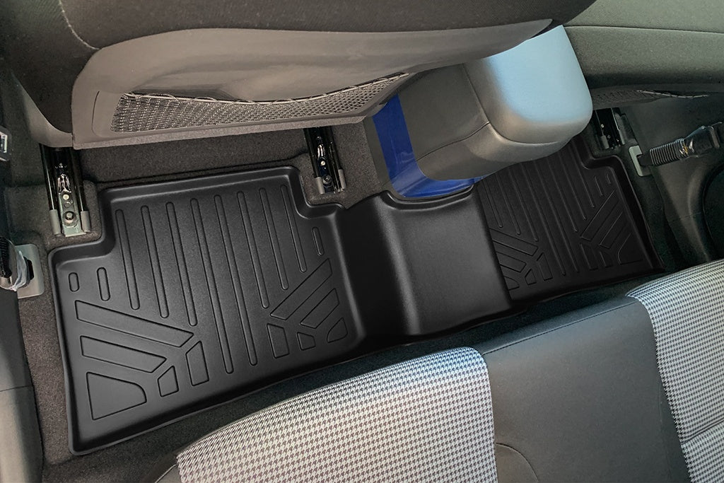 SMARTLINER Custom Fit All Weather Protection Black 2nd Row Liner Compatible With 2018-2023 Hyundai Kona (SB0371)