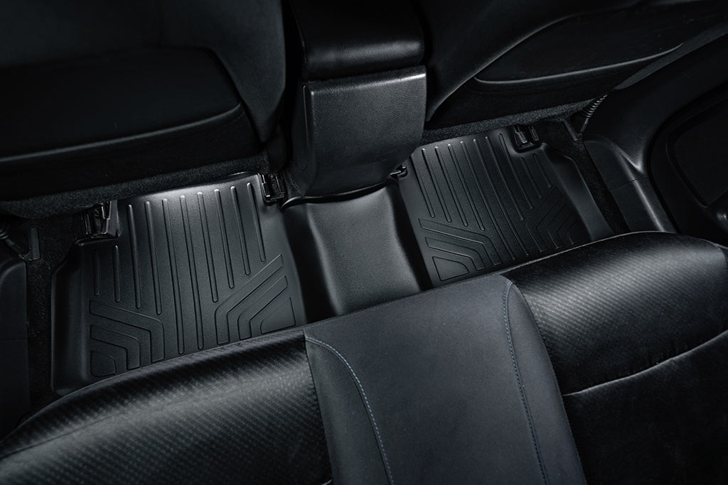 SMARTLINER Custom Fit All Weather Protection Black 2nd Row Liner Compatible With 2013-2018 Nissan Altima (SB0125)