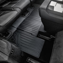 Load image into Gallery viewer, SMARTLINER All Weather Custom Fit Black 3 Row Floor Mat Liner Set Compatible With 2022-2023 Jeep Grand Wagoneer (SA0573/B0589/C0589)