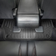 Load image into Gallery viewer, SMARTLINER All Weather Custom Fit Black 2nd Row Floor Mat Liner Set Compatible With 2021-2023 Jeep Grand Cherokee L (SC0644)