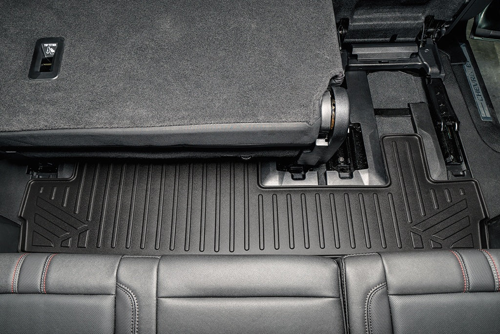 SMARTLINER 3 Row Floor Mat Liner Set Compatible With 2021-2024 Chevrolet Suburban/GMC Yukon XL w/ 2nd Row Bench Seat (SA0524/B0525/C0526)