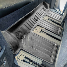 Load image into Gallery viewer, SMARTLINER All Weather Custom Fit Black 3 Row, Cargo Liner Behind the 3rd Row &amp; Front Trunk Liner Floor Liner Set Compatible With 2022-2024 Rivian R1S SUV (SA0615/B0698/C0698/E0698/F0615)
