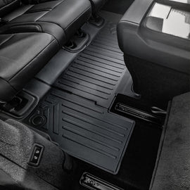 SMARTLINER All Weather Custom Fit Black 3rd Row Floor Mat Liner Set Compatible With 2022-2023 Jeep Grand Wagoneer (SC0589)