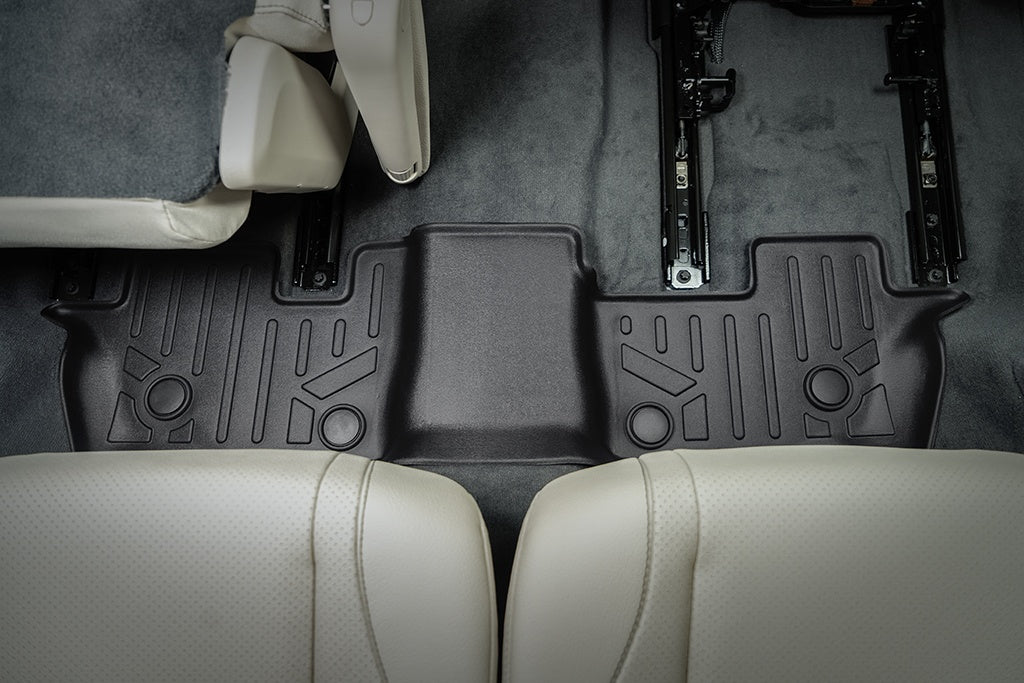 SMARTLINER Custom Fit Floor Mats 3rd Row Liner Black Compatible With 2020-2023 Mercedes-Benz GLE-Class 7/8 Passenger (SC0471)