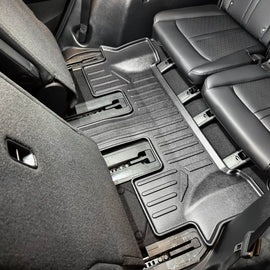 SMARTLINER Custom Fit 3rd Row Black Floor Mat Liner Set Compatible With 2021-2023 Kia Sorento (SC0548)