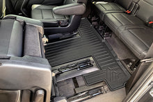 Load image into Gallery viewer, SMARTLINER Custom Fit All Weather Protection Black 3 Rows and Cargo Liner Behind 3rd Row Set Compatible With 2021-2023 Cadillac Escalade ESV with 2nd Row Bucket Seats (SA0524/B0527/C0527/E0526-R)