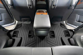 SMARTLINER Custom Fit All Weather Protection Black 3rd Row Full Coverage Liner Compatible With 2019-2024 Infiniti QX80 (SC0242)