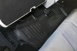 SMARTLINER Custom Fit Floor Mats 3rd Row Liner Black Compatible With 2016-2022 Honda Pilot 8 Passenger Model (SC0200)