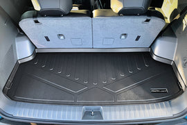 SMARTLINER All Weather Custom Fit Black Cargo Liner Behind the 3rd Row Compatible With 2024 Kia EV9 (SE0737)