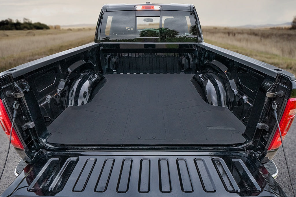 SMARTLINER Custom Fit Truck Rugged Rubber Bed Mat Compatible With 2019-2022 Ram 1500 Only Fits Crew Cab with 5'7" Short Bed (K0369)