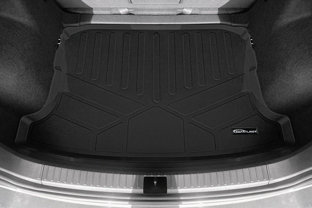 SMARTLINER All Weather Custom Fit 2 Row Floor Mats & Cargo Liner Set Compatible With 2022-2023 Volkswagen Taos (SA0562/B0562/D0562)