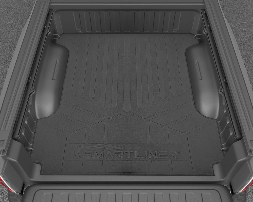 SMARTLINER Custom Fit Truck Rubber Bed Liner Compatible With 2019-2024 Dodge Ram 1500 Crew Cab | 2021-2024 Dodge Ram TRX 1500 (J0369)
