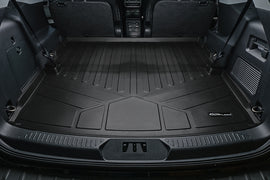 SMARTLINER All Weather Custom Cargo Liner Behind the 2nd Row Black Compatible With 2020-2023 Ford Explorer (SD0423)