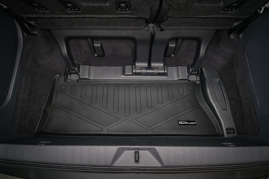 SMARTLINER All Weather Custom Fit Cargo Liner Behind the 3rd Row Compatible With 2021-2023 Toyota Sienna (SE0552)