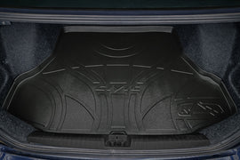SMARTLINER All Weather Custom Fit Cargo Trunk Liner Floor Mat Black Compatible With 2006-2011 Honda Civic (SD0016)