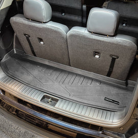 SMARTLINER All Weather Custom Fit Black Cargo Liner Behind 3rd Row Compatible With 2021-2023 Kia Sorento (SE0547)