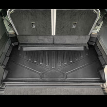 Load image into Gallery viewer, SMARTLINER All Weather Custom Fit Black 3 Row, Cargo Liner Behind the 3rd Row &amp; Front Trunk Liner Floor Liner Set Compatible With 2022-2024 Rivian R1S SUV (SA0615/B0698/C0698/E0698/F0615)