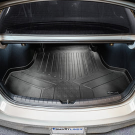 SMARTLINER All Weather Custom Cargo Liner Floor Mat Black Compatible With 2020-2023 Hyundai Sonata (SD0491)