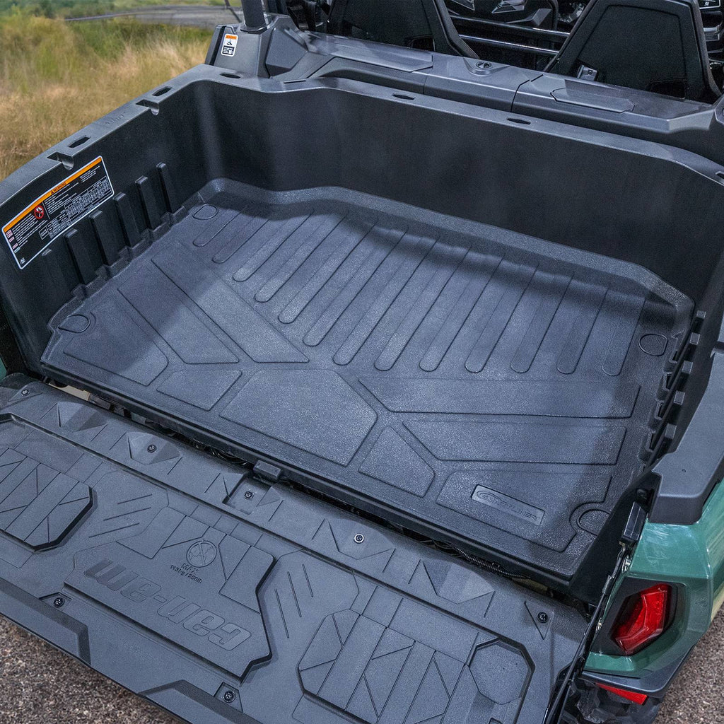 SMARTLINER Custom Fit All Weather Protection Black UTV Bed Liner Compatible With 2019-2025 Can-Am Commander (UK0133)