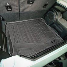 Load image into Gallery viewer, SMARTLINER Custom Cargo Liner Floor Mat Black Compatible With 2018 Jeep Wrangler Unlimited JL With Rear Seat Incline and Subwoofer (SD0414)