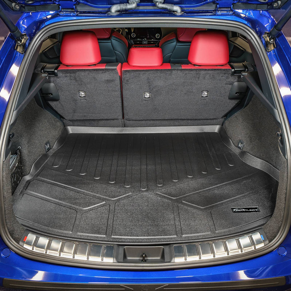 SMARTLINER Custom Fit All Weather Floor Mats and Cargo Liner Set Black Compatible With 2022-2023 Lexus NX / NX Hybrid (SA0583/B0583/D0583)