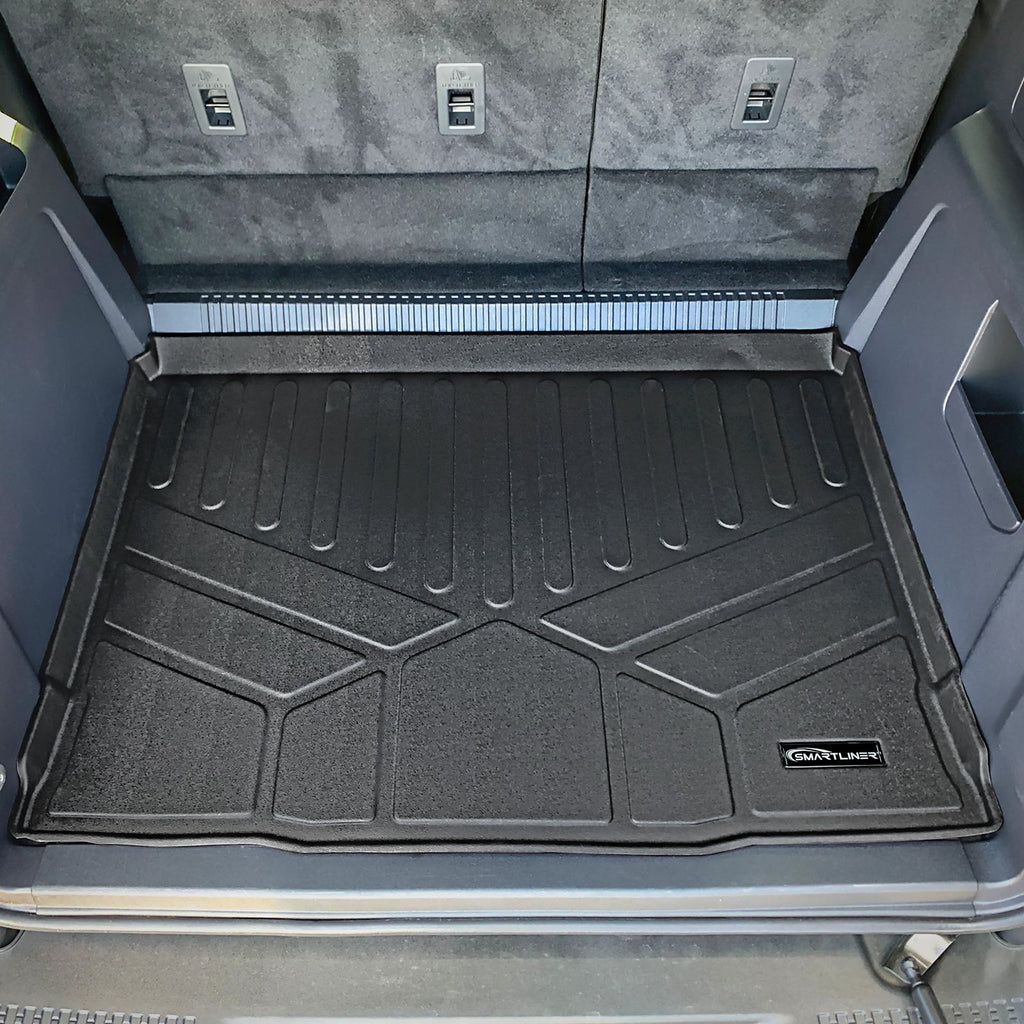 SMARTLINER All Weather Custom Fit 2 Row Floor Mats & Cargo Liner Set Compatible With 2021-2024 Ford Bronco (SA0566/B0566/D0566)