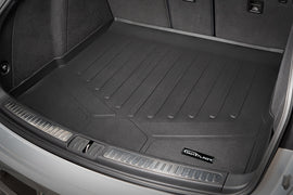 SMARTLINER All Weather Custom Fit Cargo Trunk Liner Floor Mat Black Compatible With 2014-2021 Porsche Macan (SD0215)