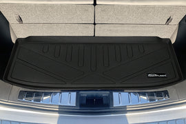 SMARTLINER All Weather Custom Fit Cargo Liner Mat Behind 3rd Row Black Compatible With 2022-2023 Mitsubishi Outlander (SE0561)