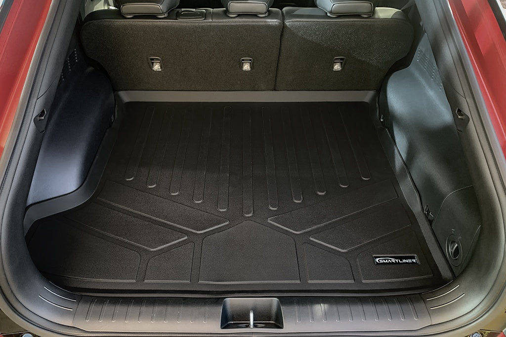 SMARTLINER All Weather Custom Fit Black Cargo Liner Mat Compatible With 2022-2023 Kia EV6 (SD0600)