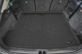 SMARTLINER All Weather Custom Fit Cargo Trunk Liner Floor Mat Behind 2nd Row Black Compatible With 2016-2023 Volvo XC90 (SD0223)