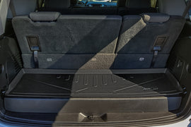 SMARTLINER Custom Fit All Weather Protection Black Cargo Liner behind the 3rd Row Seats Compatible With 2015-2020 Cadillac Escalade (SE0153)