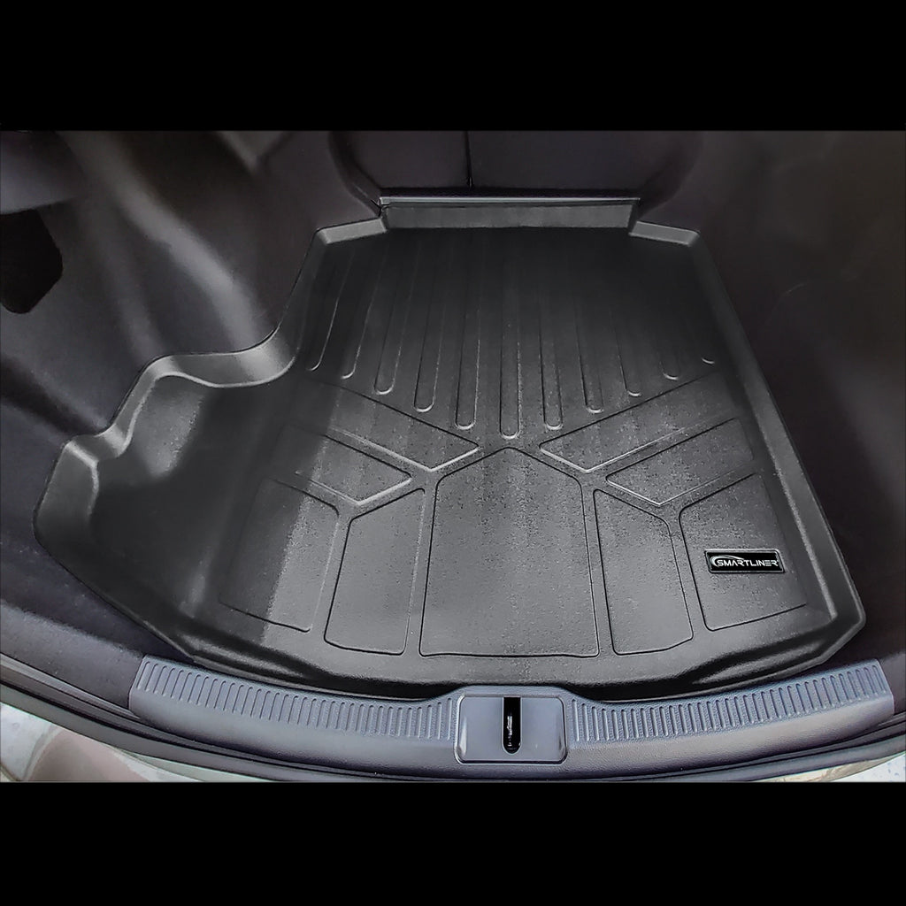 SMARTLINER Custom Fit All Weather Protection Black Cargo Liner behind the 2nd Row Seats Compatible With 2023-2025 Toyota Crown (SD0694)