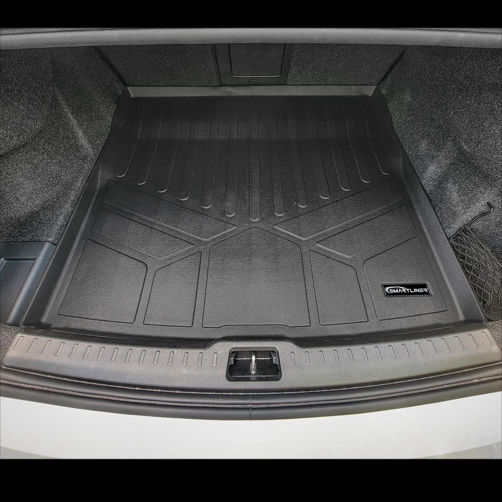 SMARTLINER All Weather Protection Custom Fit Black Cargo Liner Compatible With 2019-2023 Volvo S60 & S60 Plug-In Hybrid (SD0691)