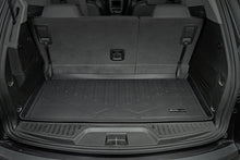 Load image into Gallery viewer, SMARTLINER Custom Fit All Weather Protection Black 2 Row Floor Liners &amp; Cargo Liner behind the 3rd Row Seats Compatible With 2007-2016 GMC Acadia Denali (SA0043/B0043/E0162-N1)