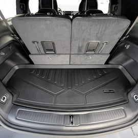 SMARTLINER All Weather Custom Fit Black Cargo Liner Behind the 3rd Row Compatible With 2021-2023 Jeep Grand Cherokee L (SE0569)